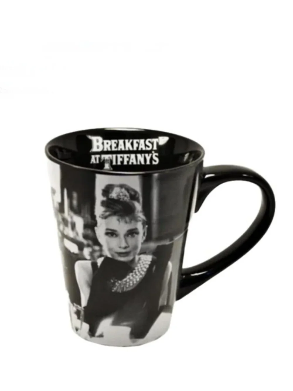 AUDREY HEPBURN Breakfast at Tiffany's Ceramic Coffee Mug Cup with Box